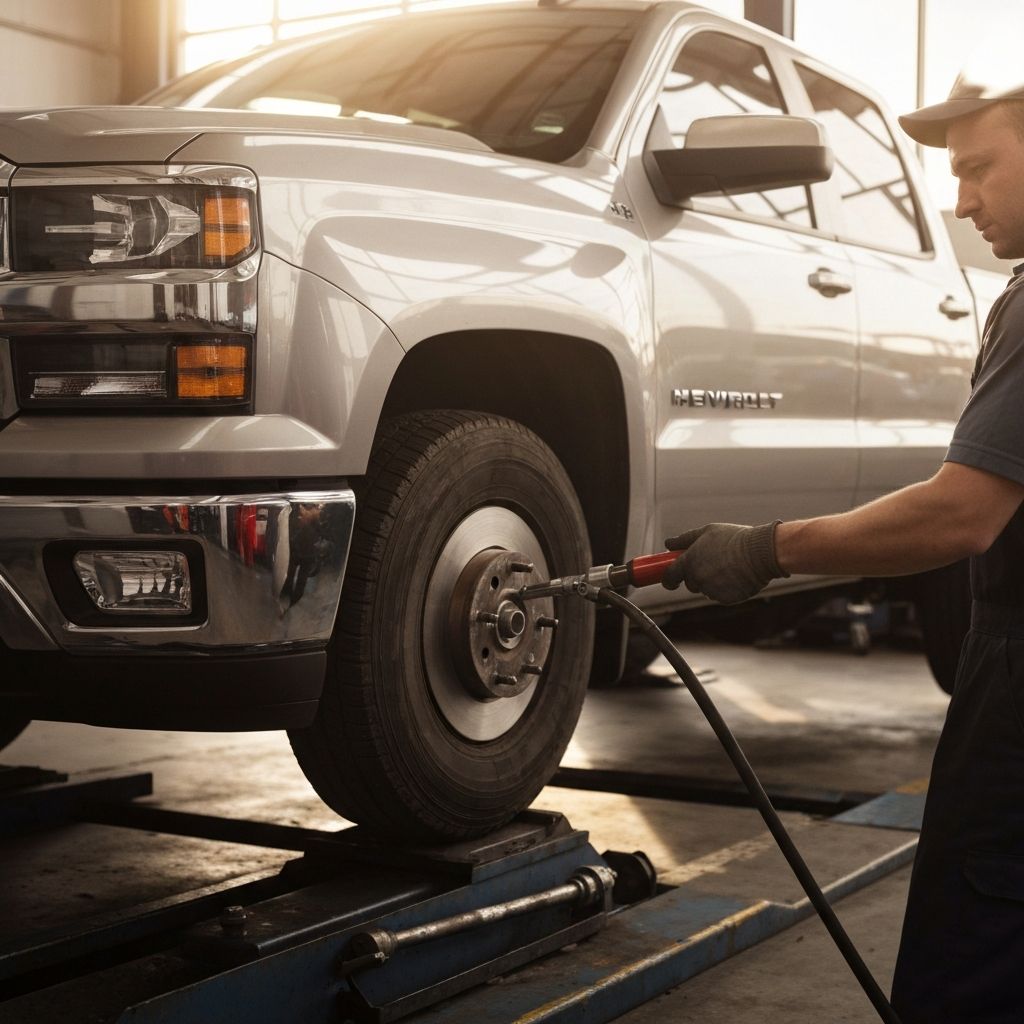 صيانة فرامل شيفروليه سيلفرادو